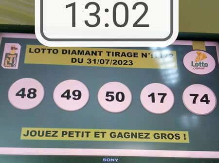 R Sultats Du Loto Diamant Tirage Lotto Ou Loto Togo Diamant