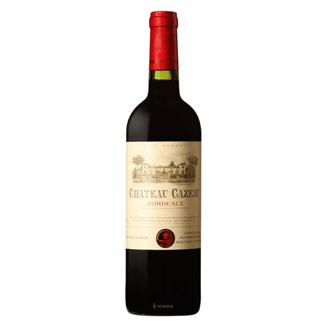 Chateau Cazeau Bordeaux Rouge Ml Alcohol Fast Delivery By App