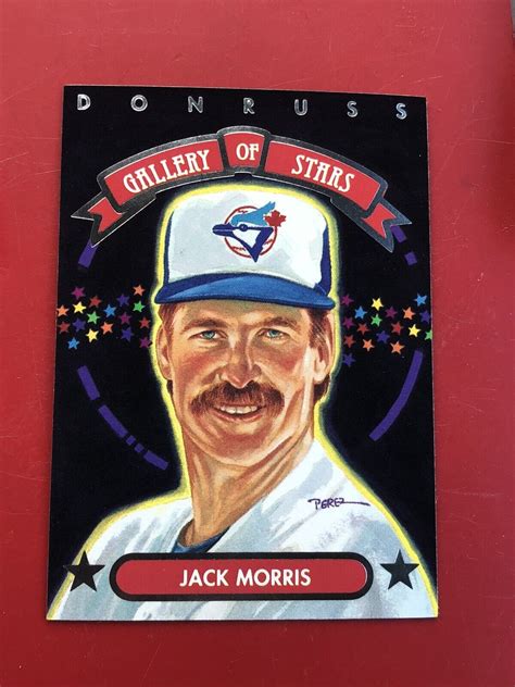 Donruss Triple Play Gallery Of Stars Jack Morris Gs Hof Ebay