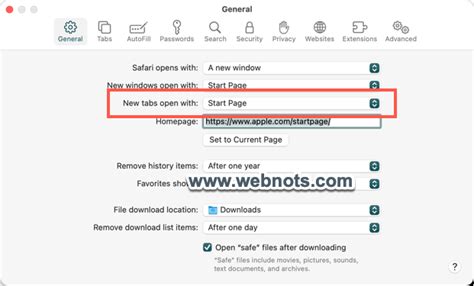 How To Customize Start Page In Safari Mac Webnots