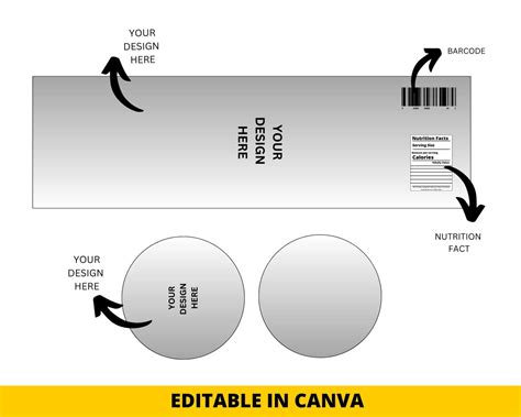 Pringles Labels Templates Pringle Can Party Favors Pringle Can Label