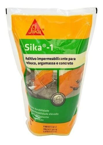 Kit 3 Sika 1 Impermeabilizante Para Reboco E Concreto 1l PRODUTOS