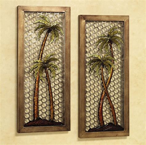 Palm Tree Wall Decor Love Dream House Metal Wall Art Decor