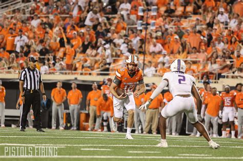 What We Learned From Oklahoma States Season Opening Win Over Central Arkansas Pistols Firing