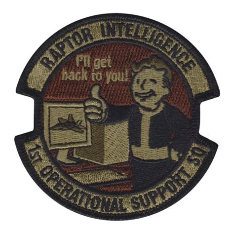 1 OSS Raptor Intelligence OCP Patch 1st Operations Support Squadron