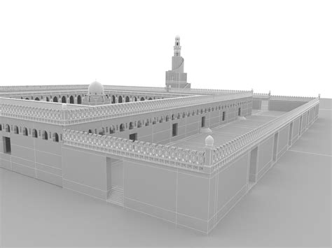 Ibn Tulun Mosque D Model Turbosquid