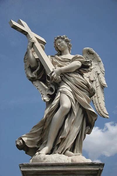 Baroque Art. Angel. Statue. Work by Giamlorenzo Bernini