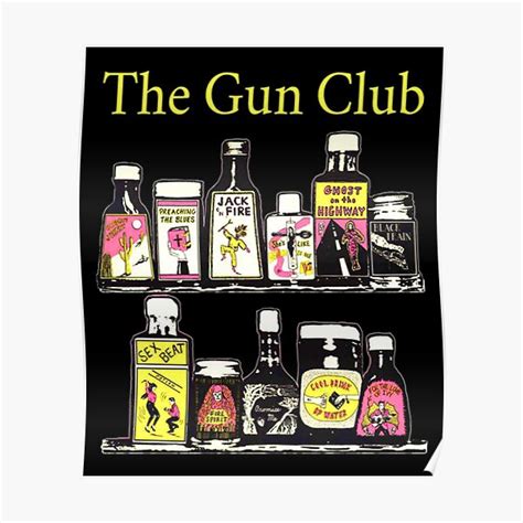 Gun Club T Shirtthe Gun Club Fire Of Love Poster For Sale By