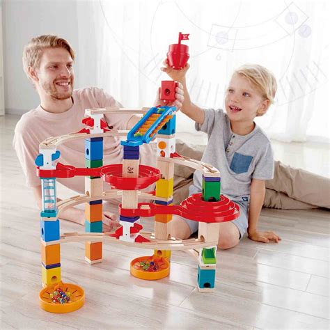 Hape Quadrilla Super Spirals Marble Run Wooden Marble Run Hape Toys