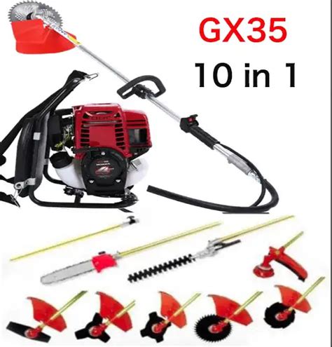 GX35 Long Reach Pole Chainsaw Hedge Trimmer Brush Cutter Whipper