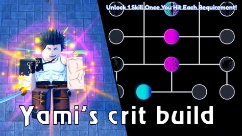 Yami Crit Build Skill Tree SHOWCASE In Anime Last Stand ROBLOX YouTube