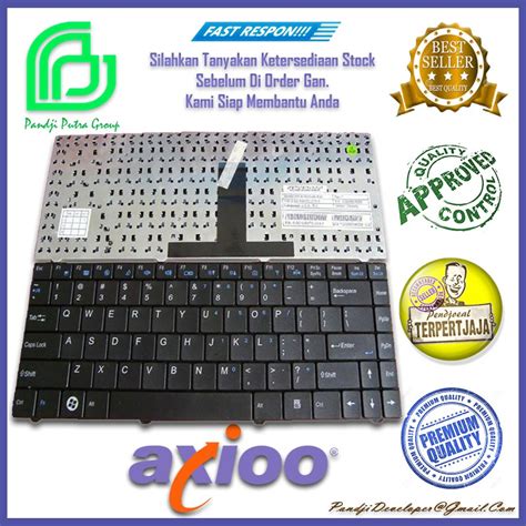 Jual Keyboard ORIGINAL Laptop AXIOO CNW MNW HNW Hitam Shopee Indonesia