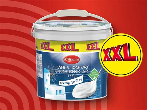 Milbona Sahne Joghurt Griechischer Art Xxl Kg Von Lidl Ansehen