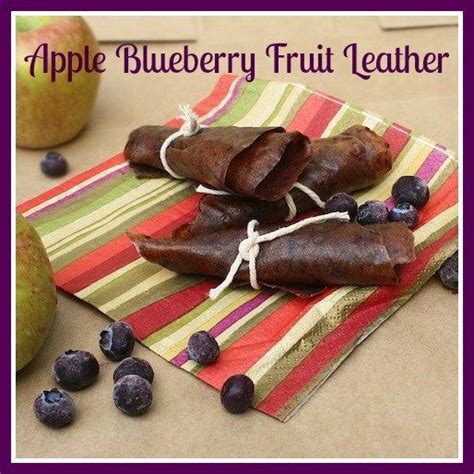 Apple Blueberry Fruit Leather Recipe Fruit Leather Homemade Fruit