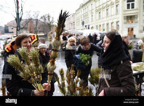 Vilnius Lithuania Th Mar People Buy Palm Products To