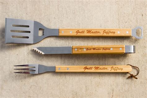 Personalized BBQ Set Personalized BBQ Tool Set Unique BBQ Etsy