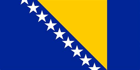 Bosnia and Herzegovina flag vector - Country flags