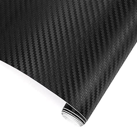 Trixes D Carbon Fibre Vinyl Adhesive Wrap Sheet Roll For Car Vans