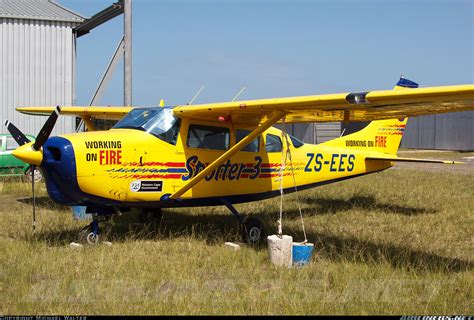 Cessna 210e Centurion Working On Fire Aviation Photo 2253521