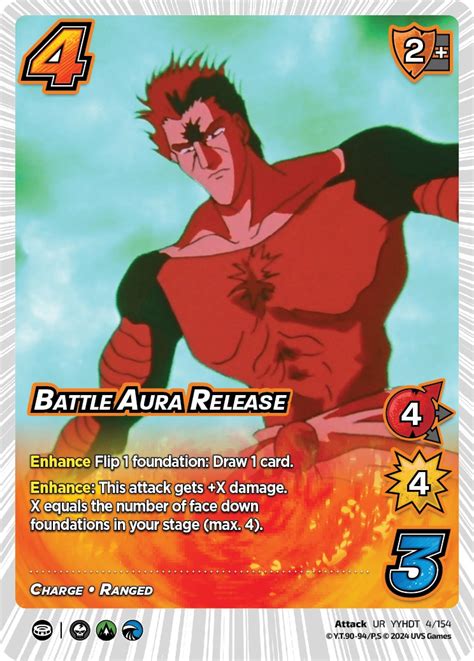 Battle Aura Release Yu Yu Hakusho Dark Tournament Universus