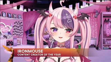 Ironmouse Wins Content Creator Of The Year At The Game Awards