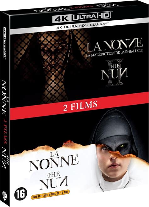 La Nonne La Nonne 2 La Malédiction de Sainte Lucie Blu ray 4K