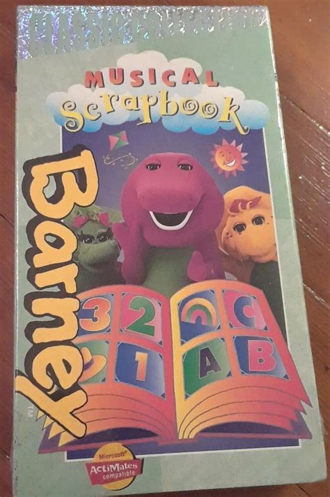 SEALED Barney S Musical Scrapbook VHS Brand Grelly USA