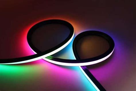 Black Color Silicone Pixel Flex Neon Led Tube Rose Lighting