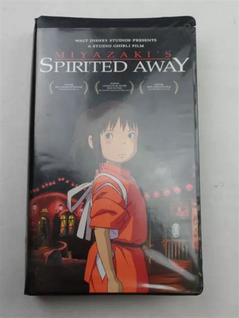 SPIRITED AWAY VHS Hayao Miyazaki Disney Studio Ghibli Anime Vintage