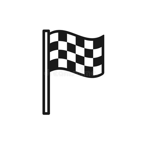 Finish Line Flag Vector Stock Illustrations 8180 Finish Line Flag