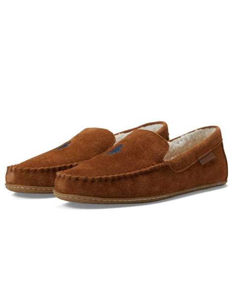 Polo Ralph Lauren Denim Collins Slipper In Brown For Men Lyst