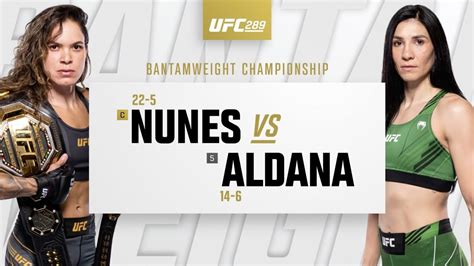 UFC 289 Amanda Nunes Vs Irene Aldana Highlights YouTube