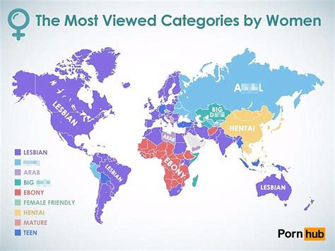 Pornhub Reveals The Types Of Porn Women Are Searching For Around The World Daily Mail Online