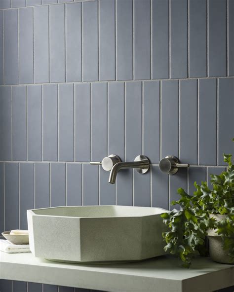 Oska Indigo Matt Porcelain Tile Mandarin Stone In 2024 Blue Wall