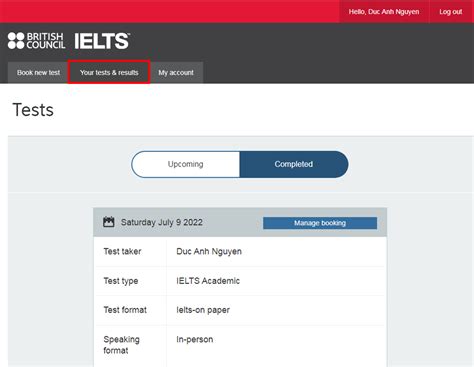 H Ng D N C Ch Xem I M Thi Ielts British Council V Idp H Ng D N Tra