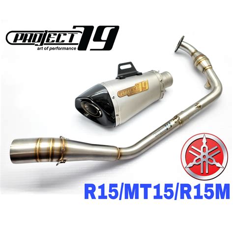 Project79 Exhaust Full System Yamaha R15 V3 Yzf R15 Mt15 R15m Power