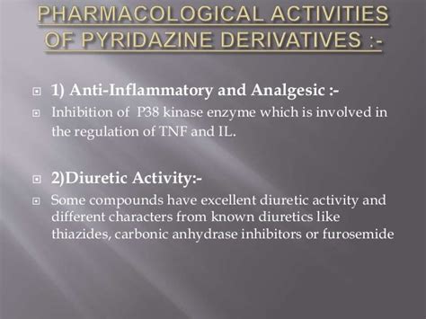 Pyridazine and its derivatives