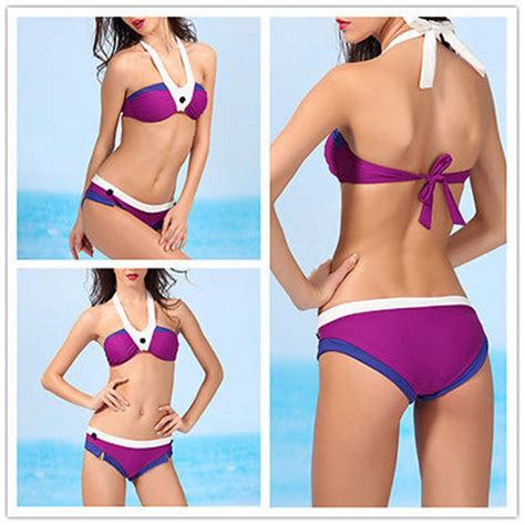 Nueva Llegada Conjunto De Bikini De Mujer De Retazos De Vendaje