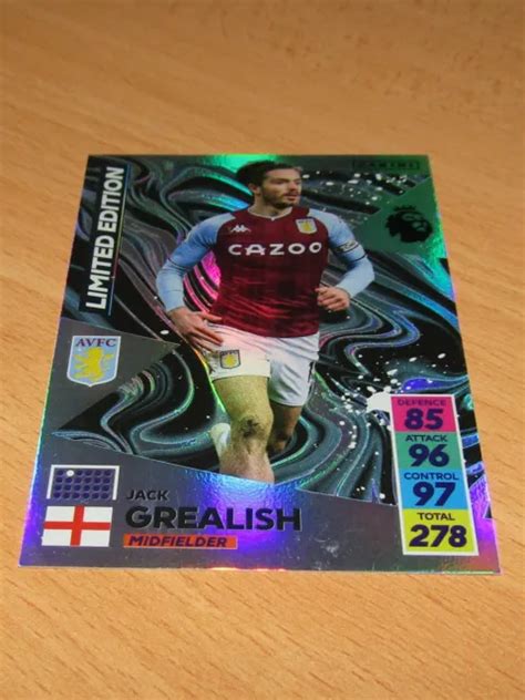 PANINI PREMIER LEAGUE Adrenalyn XL 2021 22 Jack Grealish Limited