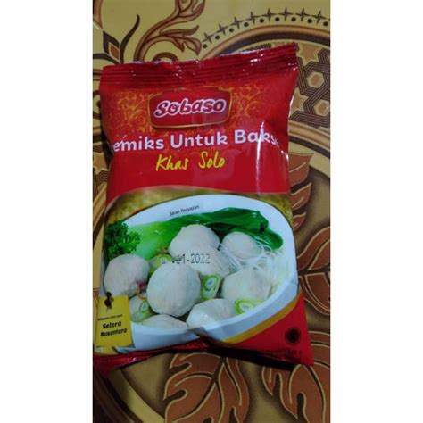 Jual Tepung Bakso Premiks Khas Solo Gram Shopee Indonesia