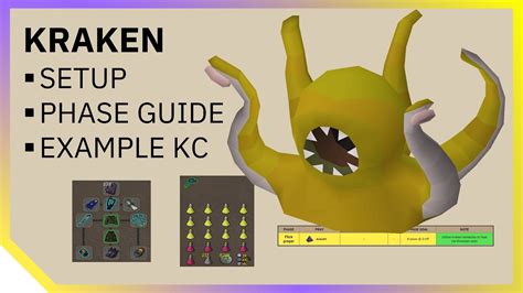 Kraken 🐙 Setup Phase Guide Example Kc 📒 Osrs Old School Runescape