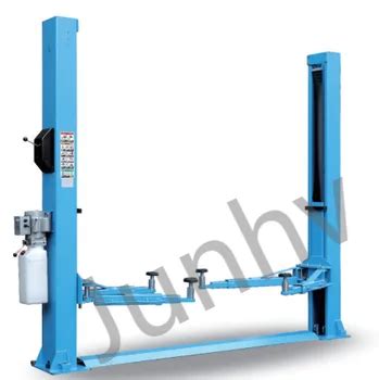 4t Manual Two Side Lock Release Gantry Lift Single Cylinder Drive Car