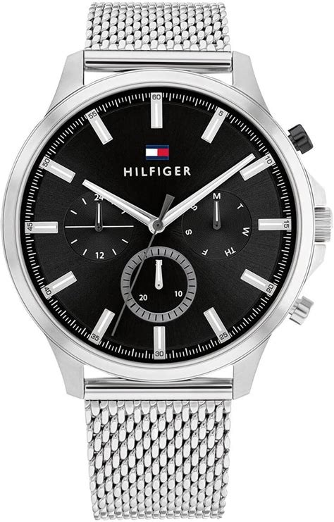 Tommy Hilfiger Analogue Multifunction Quartz Watch For Men With Silver