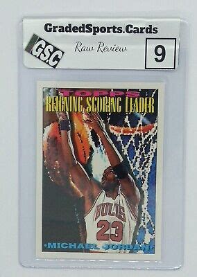 Topps Reigning Scoring Leader Michael Jordan Raw Review