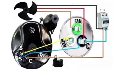 Esquema El Trico Ou Liga O De Capacitor Compressor E Ventilador Split