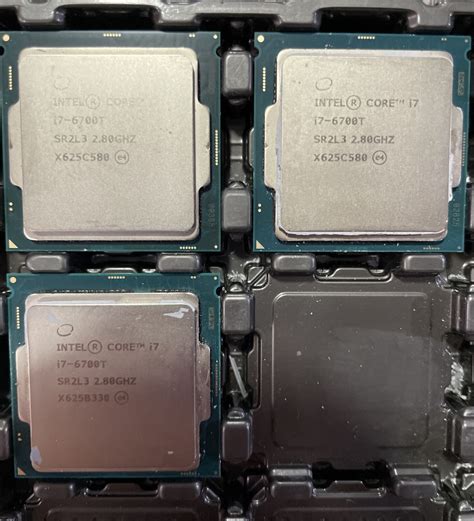 Used Sr2l3 Intel Core I7 6700t Socket Lga 1151 Cpu 280ghz Quad Core