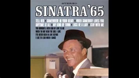 Frank Sinatra You Brought A New Kind Of Love To Me YouTube