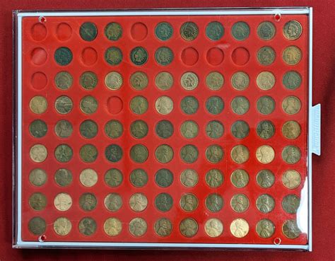 Usa 89 X 1 Cent 24 X Indian Head Cents 65 X Lincoln Cent Konvolut On