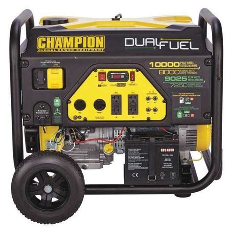 Champion Power Equipment 7250 Watt Dual Fuel Dual Fuel Portable