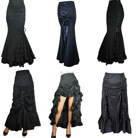 Steampunk Skirts Bustle Skirts Lace Skirts Ruffle Skirts